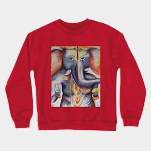 Almost Yoga Ganesh only Crewneck Sweatshirt